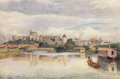 Windsor dal fiume da George Moore Henton