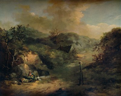 Un Pendio con Vagabondi che Riposano da George Morland
