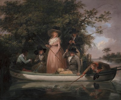 Una festa di pesca da George Morland