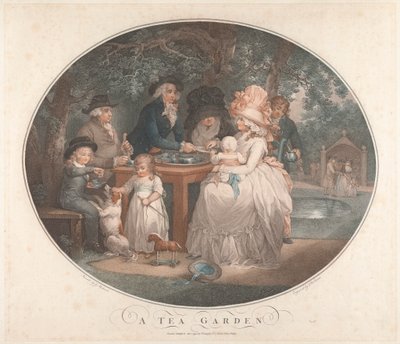 Un giardino da tè da George Morland