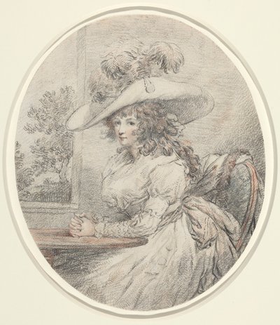 Anne Ward Morland, 1786 circa (grafite) da George Morland