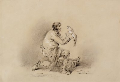 Pescatore con un Pesce da George Morland