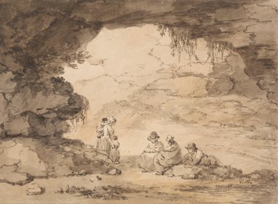 Contadini in una grotta da George Morland