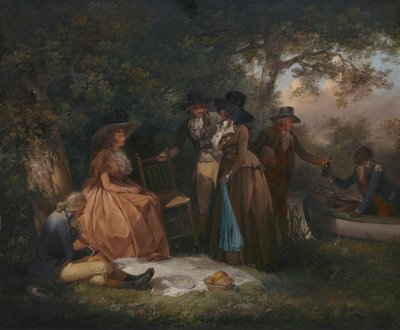 Il pasto dei pescatori da George Morland