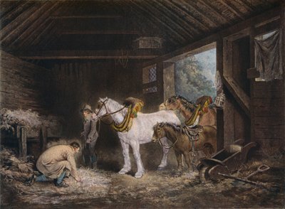La stalla del contadino, 1791 1901 da George Morland