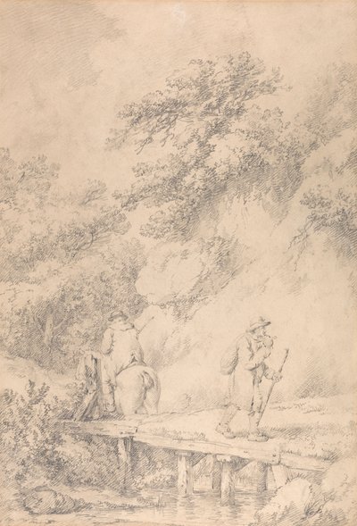Due Uomini su una Strada di Campagna da George Morland