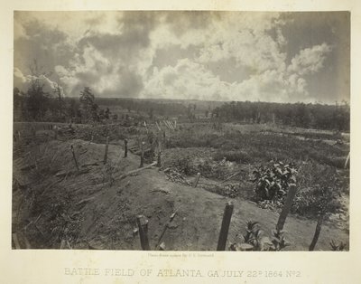 Campo di battaglia di Atlanta, GA, n. 2 da George N. Barnard