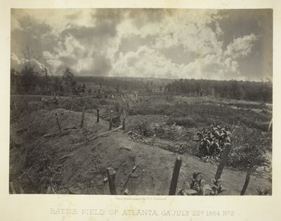 Campo di battaglia di Atlanta, GA, No. 2 da George N. Barnard