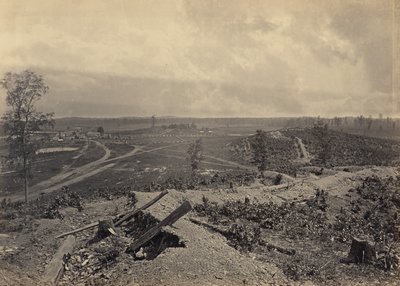 Campo di battaglia di Resaca, Georgia, n. 4 da George N. Barnard