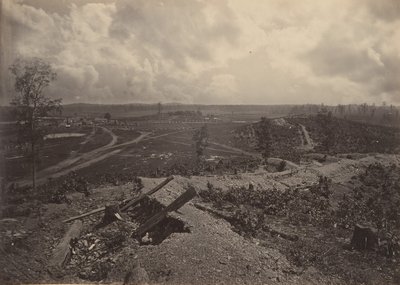 Campo di battaglia di Resacca, Georgia n. 4, 1860s da George N. Barnard