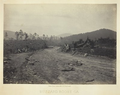 Buzzard Roost, GA, 1866 da George N. Barnard