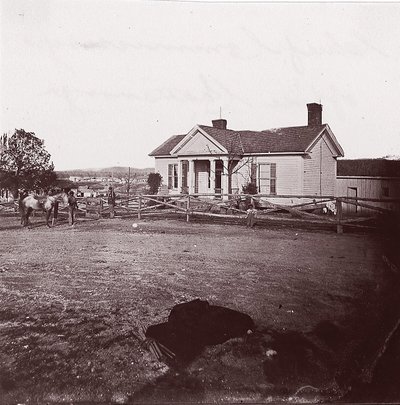 Ufficio del capo commissario, Chattanooga, ca. 1864 da George N. Barnard