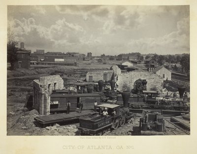 Città di Atlanta, GA, n. 1 da George N. Barnard