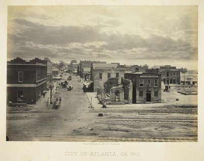 Città di Atlanta, GA, No. 2, 1866 da George N. Barnard