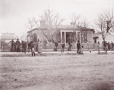 Quartier generale del generale Sherman o Thomas, Chattanooga, ca. 1864 da George N. Barnard