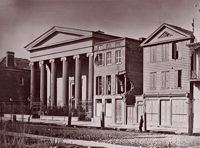 Hibernian Hall, Charleston, ca. 1864 da George N. Barnard