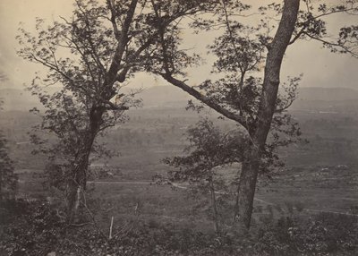 Orchard Knob da Mission Ridge, 1860s da George N. Barnard