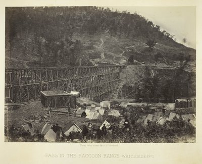Passo nella catena dei procioni, Whiteside n. 1 da George N. Barnard