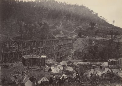Passo nella catena del Racoon, Whiteside No. 1, 1860s da George N. Barnard