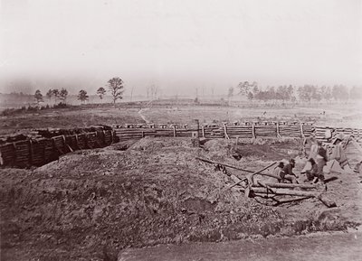 Fortificazioni ribelli davanti ad Atlanta, ca. 1864 da George N. Barnard