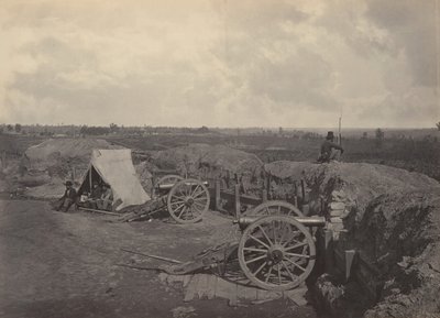 Opere Ribelli di Fronte ad Atlanta, Georgia No. 4, 1860s da George N. Barnard