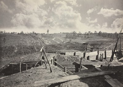 Opere ribelli davanti ad Atlanta, Georgia, n. 5 da George N. Barnard