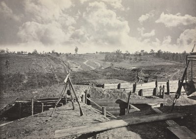 Opere ribelli davanti ad Atlanta, Georgia, n. 5 da George N. Barnard