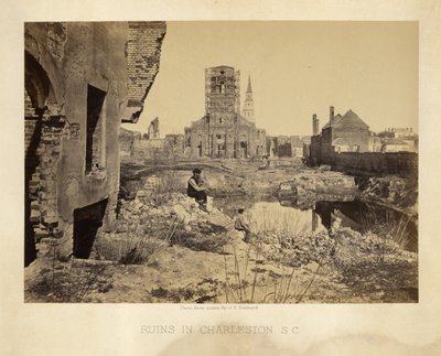 Rovine a Charleston, Carolina del Sud da George N. Barnard