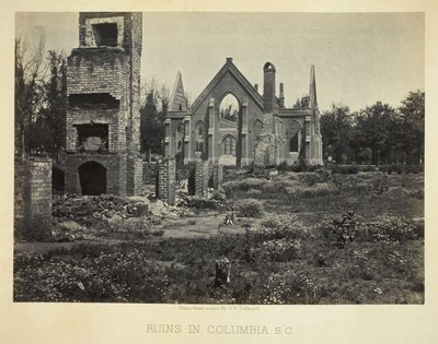 Rovine in Columbia, S.C., 1865 da George N. Barnard