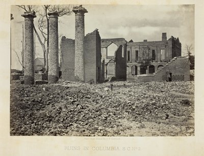 Rovine a Columbia, S.C., n. 2 da George N. Barnard