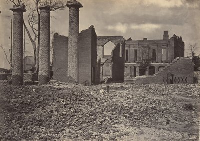 Rovine a Columbia, South Carolina No. 2, 1860s da George N. Barnard