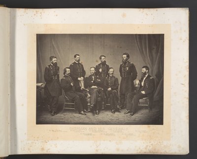 Sherman e i suoi generali da George N. Barnard