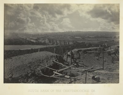 Sponda sud del Chattahoochie, Ga., 1866 da George N. Barnard