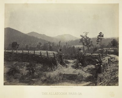 Il Passo di Allatoona, GA da George N. Barnard