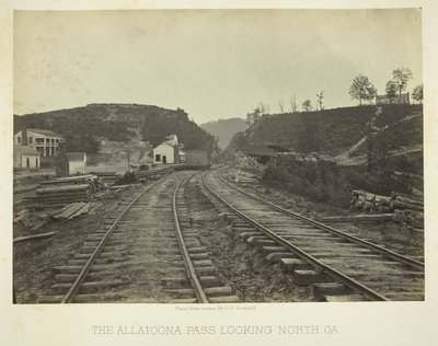 Il passo di Allatoona, guardando verso nord, GA da George N. Barnard