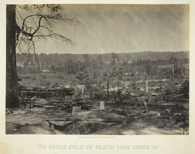 Il campo di battaglia di Peach Tree Creek, Ga. da George N. Barnard