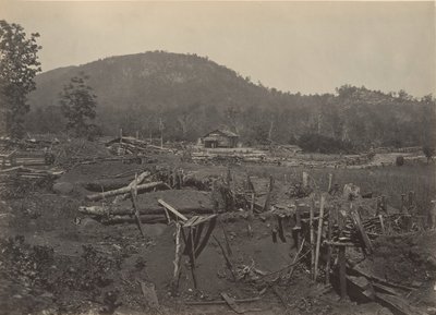 Il fronte del monte Kenesaw, Georgia da George N. Barnard