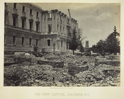 Il Nuovo Campidoglio, Columbia, SC da George N. Barnard