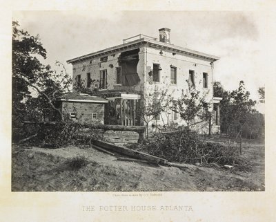 La casa Potter, Atlanta da George N. Barnard