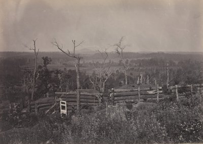 Vista del Monte Kenesaw, Georgia, 1860s da George N. Barnard