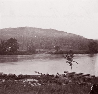 Veduta sul fiume Tennessee, ca. 1864 da George N. Barnard