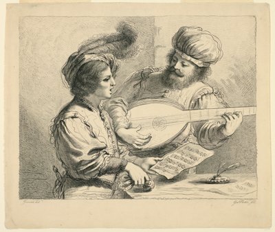 La lezione di canto da George Noble