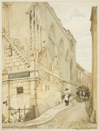 Condotto di San Giovanni e Tower Lane da George Orleans Delamotte