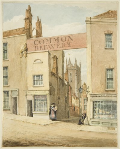 Via e Chiesa di San Marco da George Orleans Delamotte