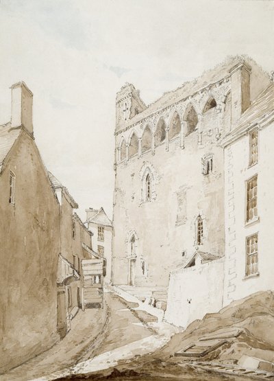 Castello di Swansea da George Orleans Delamotte