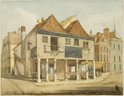 Il Vecchio Mercato del Grano sul Molo da George Orleans Delamotte
