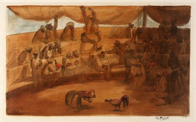 Combattimento di galli, Santo Domingo da George Overbury Pop Hart