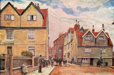 Piazza di St Benedict (litografia a colori) da George Parsons Norman