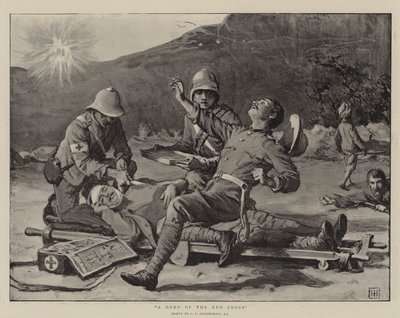 Un eroe della Croce Rossa da George Percy Jacomb Hood
