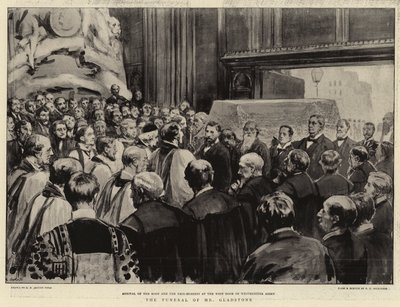 Il funerale di Mr Gladstone da George Percy Jacomb Hood